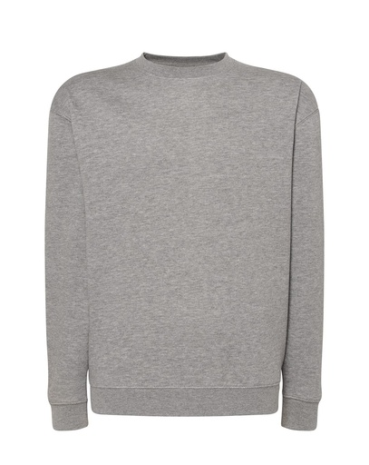 Bluza Unisex Klasyczna Poliester Bawełna JHK320 - Grey Melange