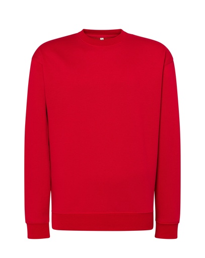 Bluza Unisex Klasyczna Poliester Bawelna JHK320 - Red