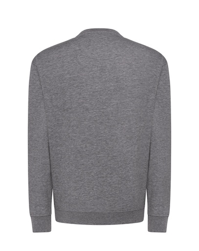 Bluza Unisex Klasyczna Poliester Bawelna JHK320 - Dark Grey Melange