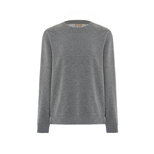 Bluza Klasyczna Organiczna Bawelna Poliester Recykling JHK322 - Dark Grey Melange
