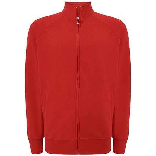 Bluza Rozpinana Poliester Bawelna JHK401 - Red