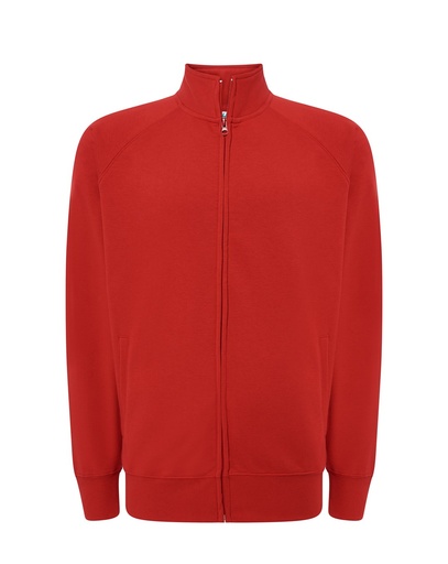 Bluza Rozpinana Poliester Bawełna JHK401 - Red