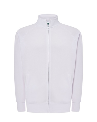 Bluza Rozpinana Poliester Bawełna JHK401 - White