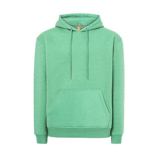 Bluza Unisex z Kapturem Organiczna Bawelna Poliester Recykling JHK426 - Eucalyptus