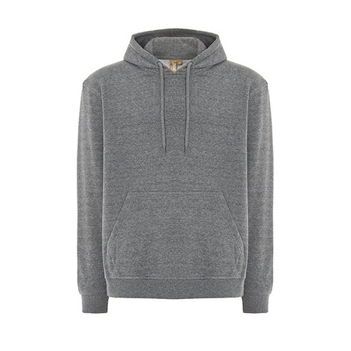 Bluza Unisex z Kapturem Organiczna Bawełna Poliester Recykling JHK426 - Dark Grey Melange