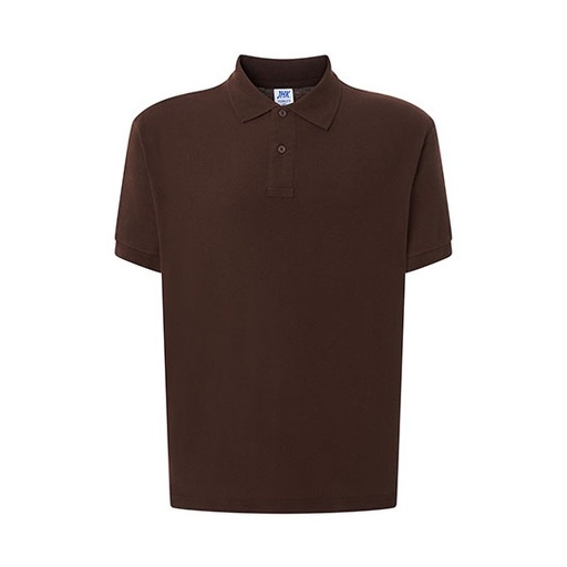 Męskie Polo Regular JHK510 - Chocolate