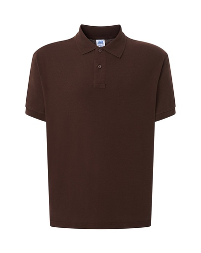 Koszulka Polo Klasyczna Bawełniana Pika JHK510 - Chocolate