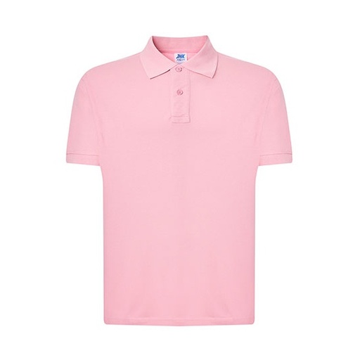 Męskie Polo Regular JHK510 - Pink