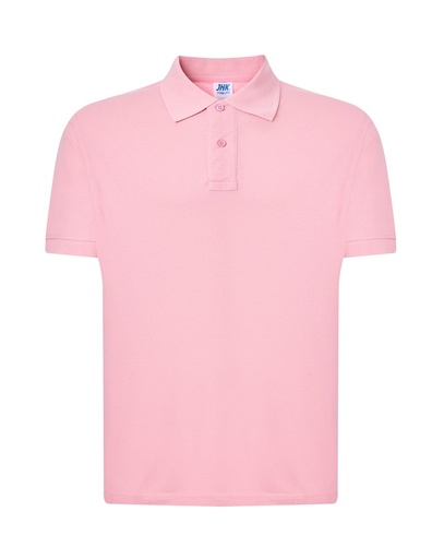 Koszulka Polo Klasyczna Bawełniana Pika JHK510 - Pink