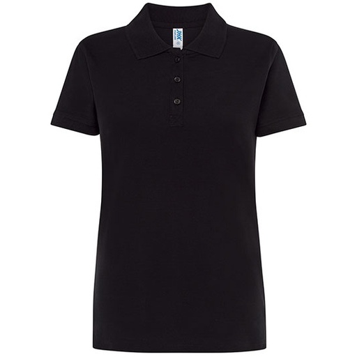 Damska koszulka polo Slim JHK511 - Black