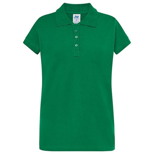 Damska koszulka polo Slim JHK511 - Kelly Green