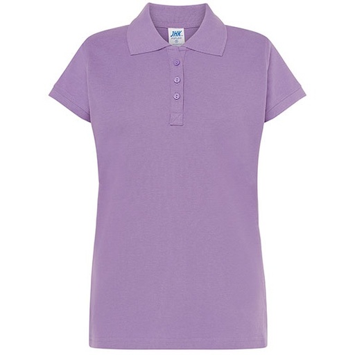 Damska koszulka polo Slim JHK511 - Lavender