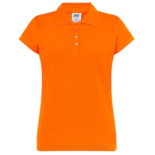 Damska koszulka polo Slim JHK511 - Orange
