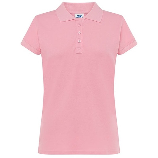 Damska koszulka polo Slim JHK511 - Pink