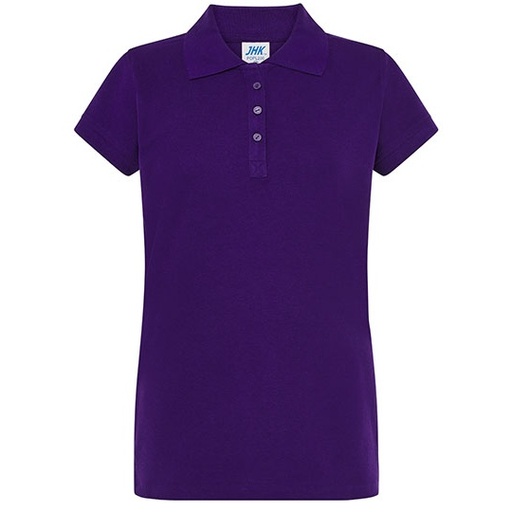 Damska koszulka polo Slim JHK511 - Purple