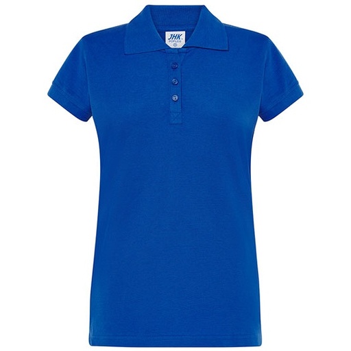 Damska koszulka polo Slim JHK511 - Royal Blue