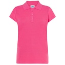 Koszulka Polo Damska Slim Bawelniana Pique JHK511 - Azalea