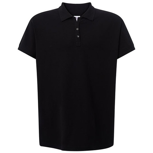 Damska polo krótki rękaw JHK602 - Black
