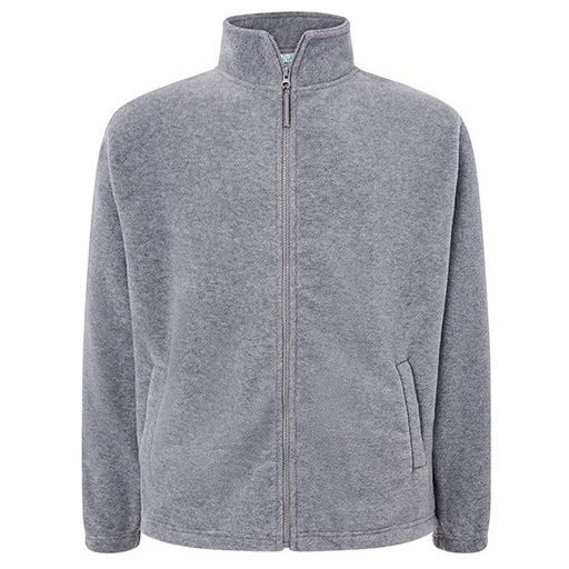Męska bluza polarowa z zamkiem JHK800 - Grey Melange