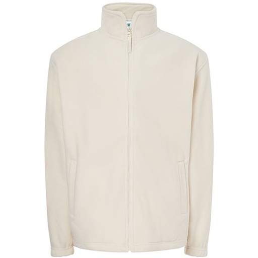 Męska bluza polarowa z zamkiem JHK800 - Off White
