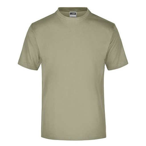 T-shirt Klasyczny Bawelniany JN001 - Khaki