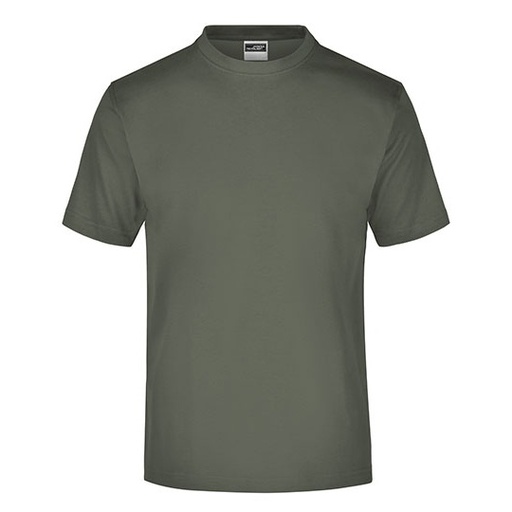 T-shirt Klasyczny Bawelniany JN001 - Olive