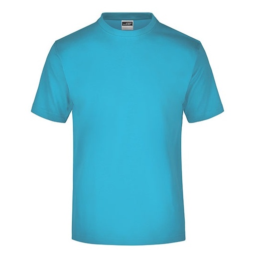 T-shirt Klasyczny Bawełniany JN001 - Turquoise