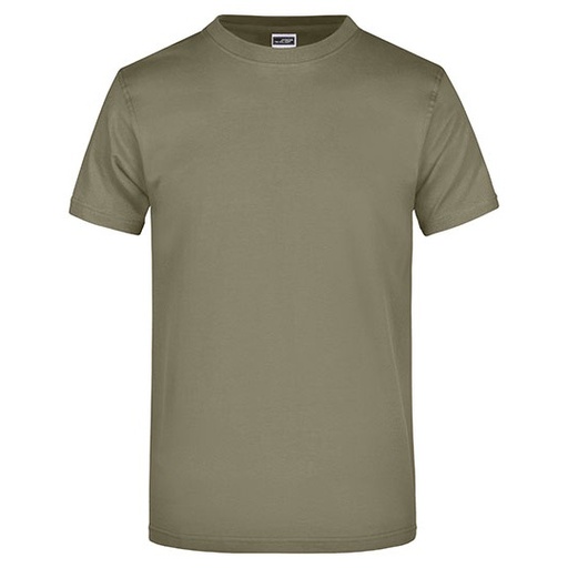 T-shirt Klasyczny Bawelniany JN002 - Olive