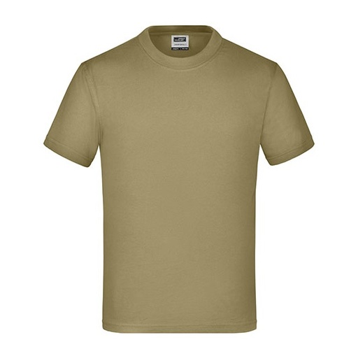 Koszulka Dziecięca Klasyczna Bawełniana JN019 - Khaki