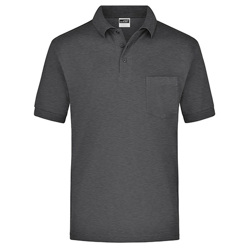 Koszulka polo JN026 - Anthracite Melange