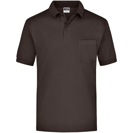 Koszulka Polo Meska Melange JN026 - Brown