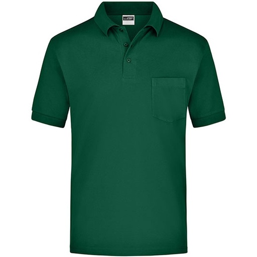 Koszulka Polo Meska Melange JN026 - Dark Green