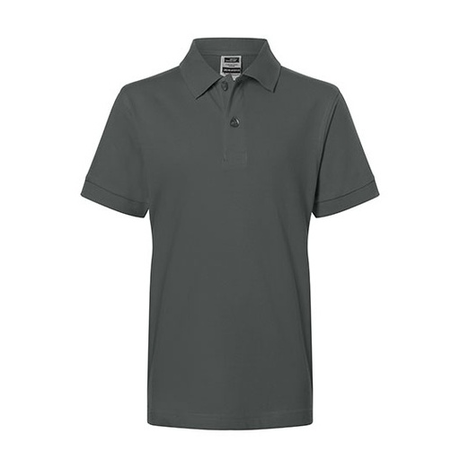 Koszulka Polo Dziecięca Klasyczna JN070K - Graphite (Solid)