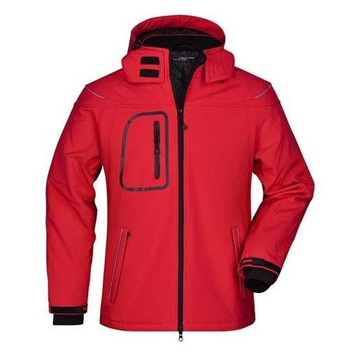 Kurtka Meska Zimowa Softshell JN1000 - Red