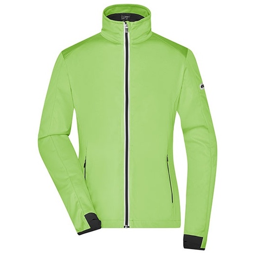 Kurtka Damska Softshell JN1125 - Bright Green & Black