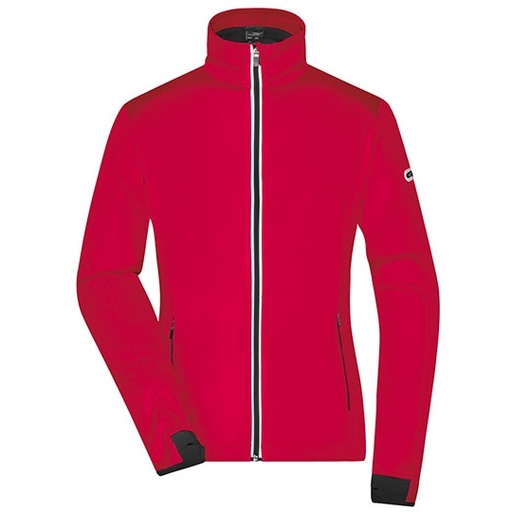 Kurtka Damska Softshell JN1125 - Light Red & Black