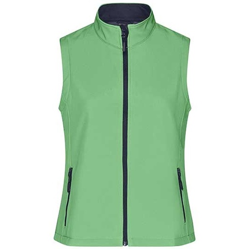 Damska kamizelka softshell JN1127 - Green & Navy