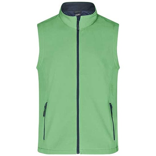 Męska kamizelka softshell JN1128 - Green & Navy