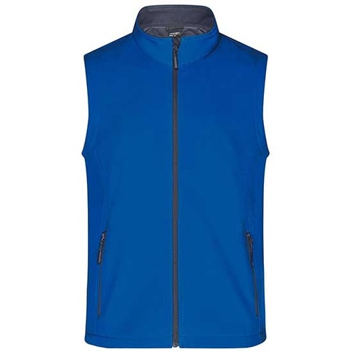 Męska kamizelka softshell JN1128 - Nautic Blue & Navy