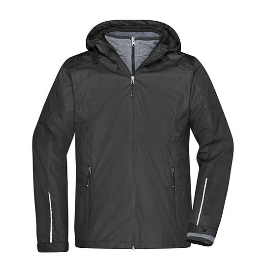 Męska kurtka 3 w 1 z odpinanym polarem - Black