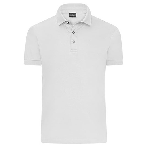 Męskie Klasyczne Polo JN1300 - White