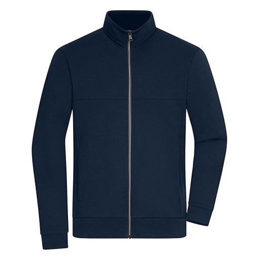 Męska bluza sportowa na zamek JN1318 - Navy