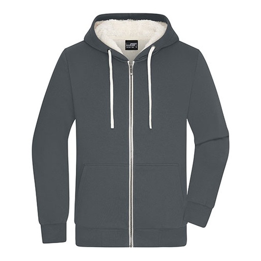 Męska kurtka dwuwarstwowa z kapturem JN1320 - Graphite & Nature