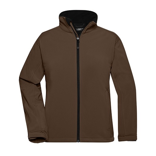 Damska Kurtka Softshellowa Slim JN137 - Brown