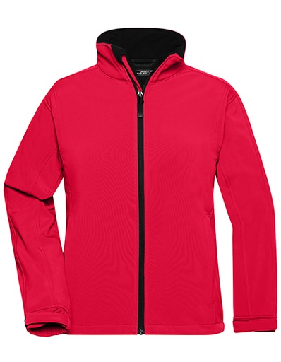 Damska Kurtka Softshellowa Slim JN137 - Red