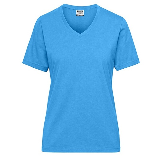 Damski T-shirt roboczy slim JN1807 - Aqua