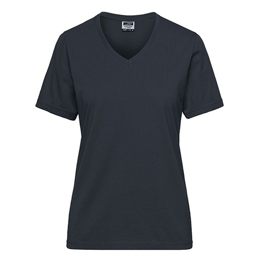 Damski T-shirt roboczy slim V-neck JN1807 - Carbon