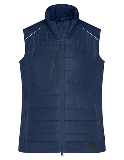 Kamizelka Damska Hybrydowa Ocieplana Slim JN1821 - Navy & Navy