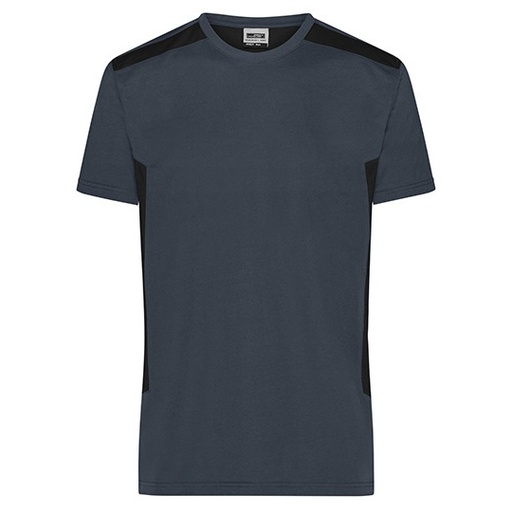 Męski T-shirt Roboczy JN1824 - Carbon & Black