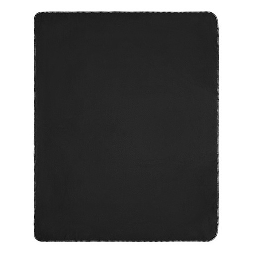 Koc polarowy JN1901 - Black & Light Grey